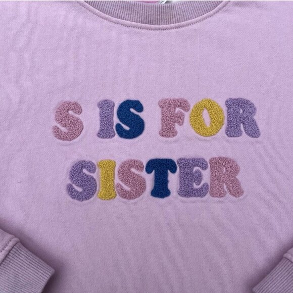 H&M S is For Sister Sweatshirt Size 6-7 - Picture 6 of 6